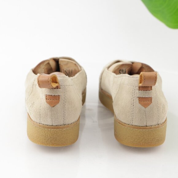 Timberland Women Paxton Hill Slip On Shoe Size 8 Tan Suede Crepe Platform Loafer - Picture 6 of 15